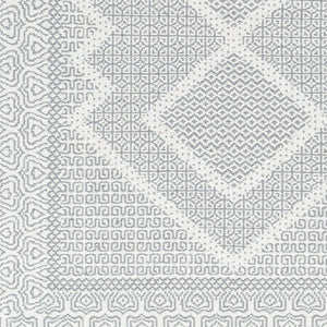 Livabliss Mardin Handwoven Wool Flatweave Rug with Fringe Bohemian Accent for Entryway Beige, Gray 2' x 3' MDI2316-23