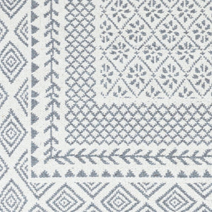 Livabliss Mardin Handwoven Wool Flatweave Accent Rug with Fringe Global Bohemian Artisan Style Beige, Gray 3'6" x 5'6" MDI2317-3656