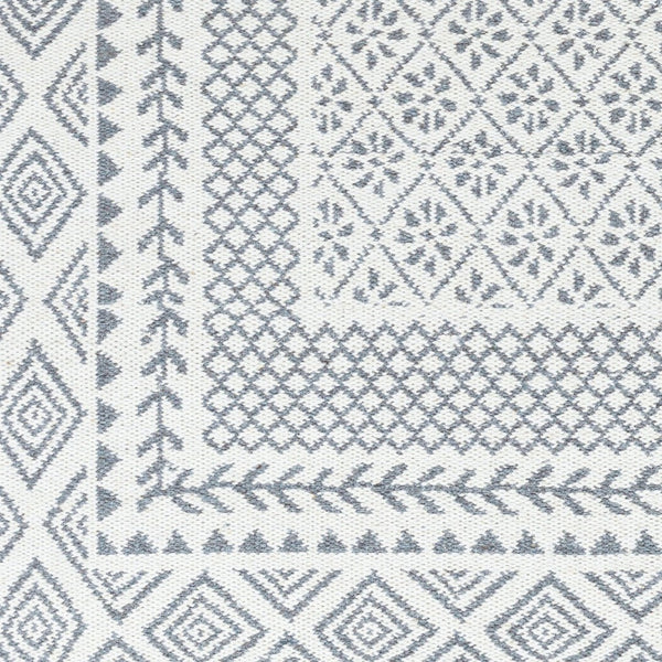 Livabliss Mardin Handwoven Wool Flatweave Accent Rug with Fringe Global Bohemian Artisan Style Beige, Gray 3'6" x 5'6" MDI2317-3656