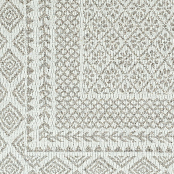 Livabliss Mardin Handwoven Wool Flatweave Rug Bohemian Fringe Accent for Entryway or Kitchen Beige, Medium G 3'6" x 5'6" MDI2318-3656