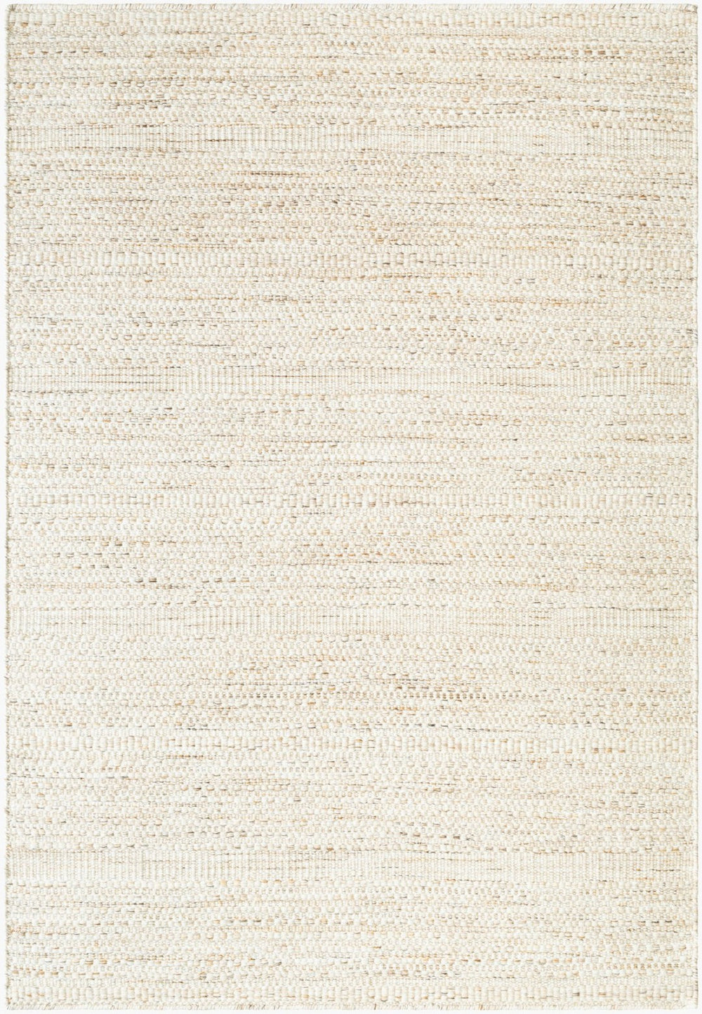 Livabliss Mardin Handwoven Wool Flatweave Accent Rug for Entryways and Bohemian Living Spaces Light Beige 2' x 3' MDI2322-23