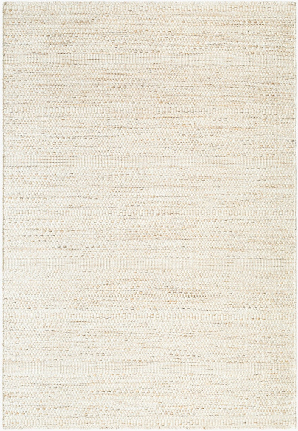 Livabliss Mardin Handwoven Wool Flatweave Accent Rug for Entryways and Bohemian Living Spaces Light Beige 2' x 3' MDI2322-23