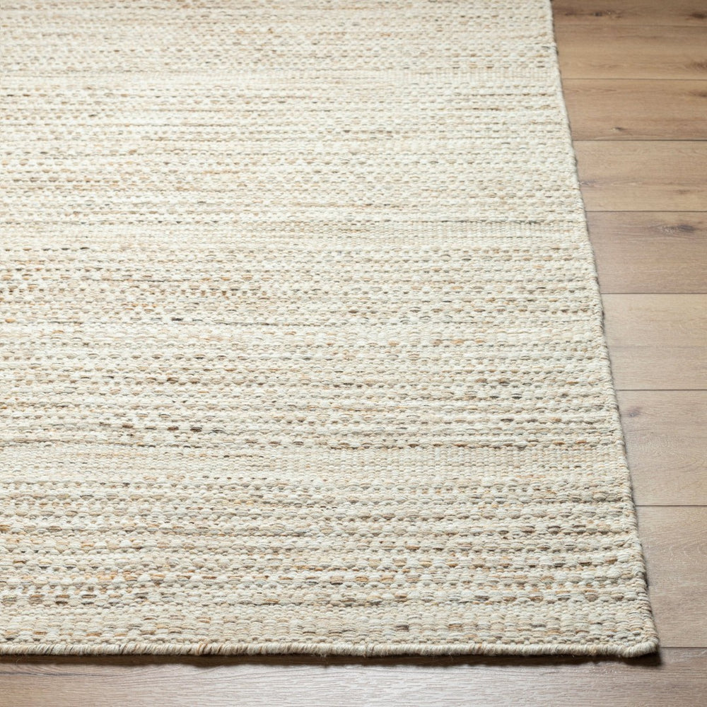 Livabliss Mardin Handwoven Wool Flatweave Accent Rug for Entryways and Bohemian Living Spaces Light Beige 2' x 3' MDI2322-23