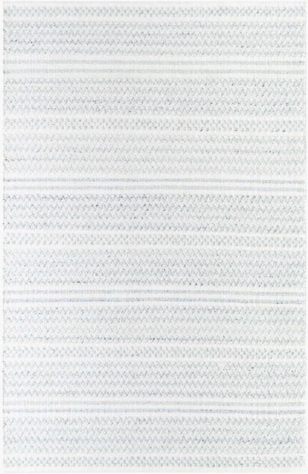 Livabliss Mardin Handwoven Wool Flatweave Runner Rug for Hallways Entryways and Bedside Areas Cream, Light Sl 6' x 9' MDI2323-69