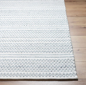 Livabliss Mardin Handwoven Wool Flatweave Runner Rug for Hallways Entryways and Bedside Areas Cream, Light Sl 6' x 9' MDI2323-69