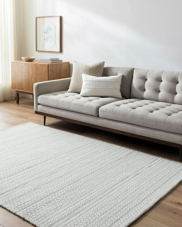 Livabliss Mardin Handwoven Wool Flatweave Runner Geometric Pattern for Hallway or Entryway Cream, Light Sl 3'6" x 5'6" MDI2324-3656