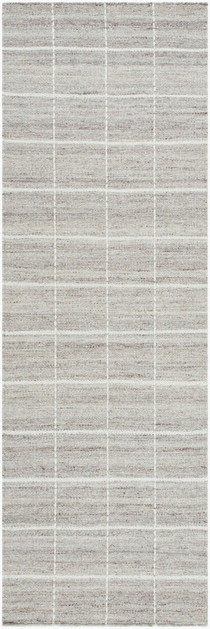 Livabliss Mardin Handwoven Wool Flatweave Accent Rug for Entryways Bathrooms and Bedside Areas Ivory, Tan 2'6" x 8' MDI2326-268