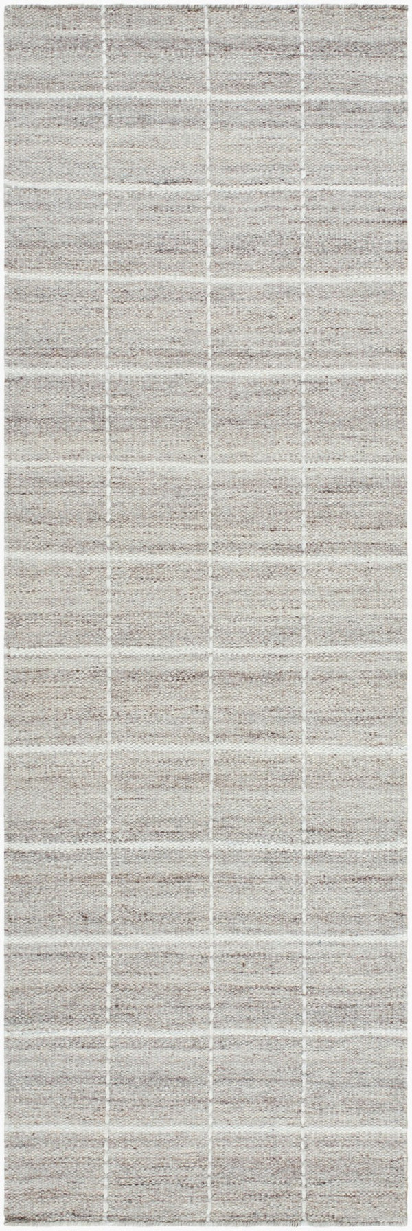 Livabliss Mardin Handwoven Wool Flatweave Accent Rug for Entryways Bathrooms and Bedside Areas Ivory, Tan 2'6" x 8' MDI2326-268