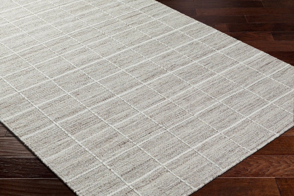 Livabliss Mardin Handwoven Wool Flatweave Accent Rug for Entryways Bathrooms and Bedside Areas Ivory, Tan 2'6" x 8' MDI2326-268