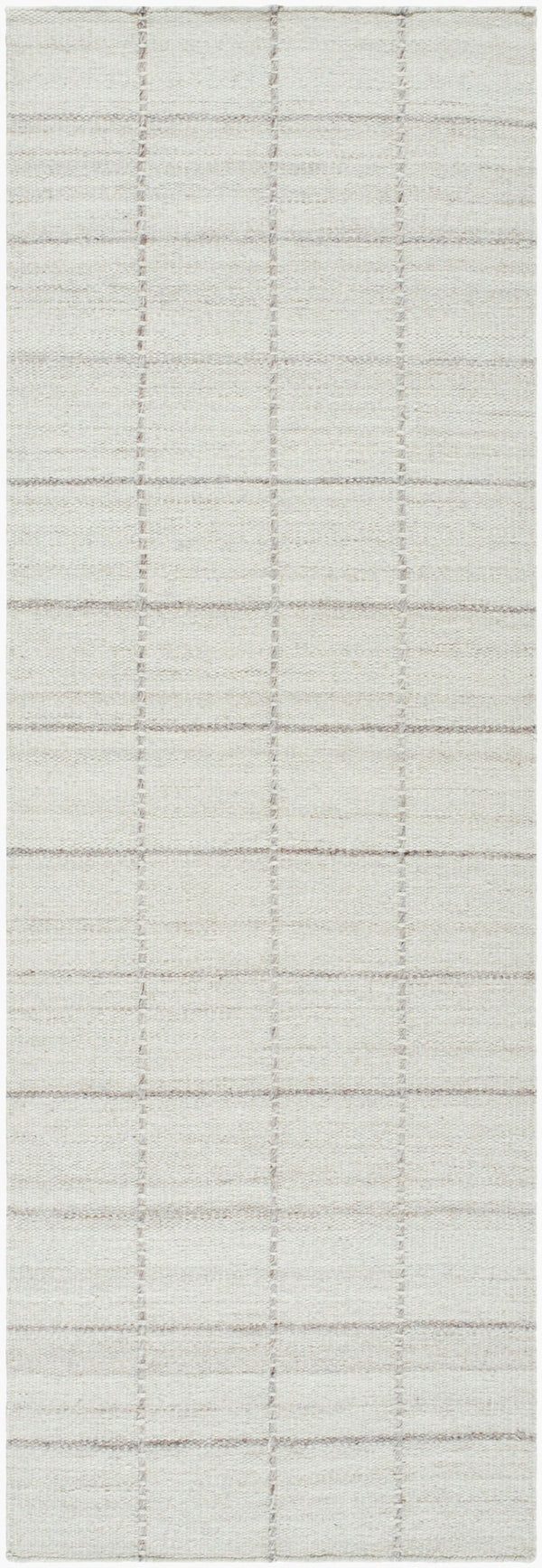 Livabliss Mardin Handwoven Wool Flatweave Accent Rug for Entryways Artisan Crafted in India Tan, Ivory 2'6" x 8' MDI2327-268