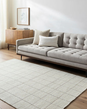 Livabliss Mardin Handwoven Wool Flatweave Accent Rug for Entryways Artisan Crafted in India Tan, Ivory 2' x 3' MDI2327-23