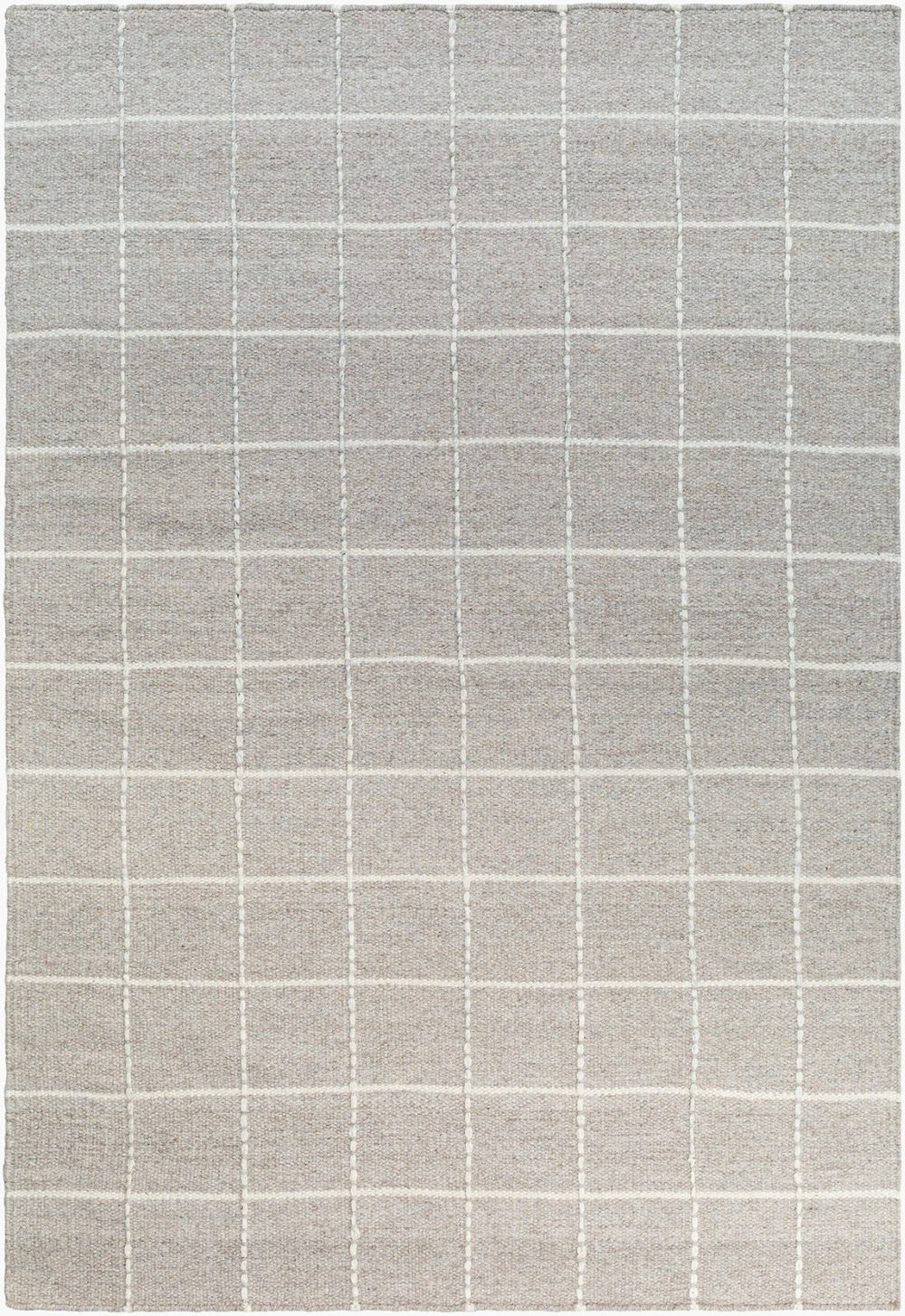 Livabliss Mardin Handwoven Wool Flatweave Accent Rug for Entryways Bathrooms and Small Spaces Pewter, Dove Gr 8'10" x 12' MDI2328-81012