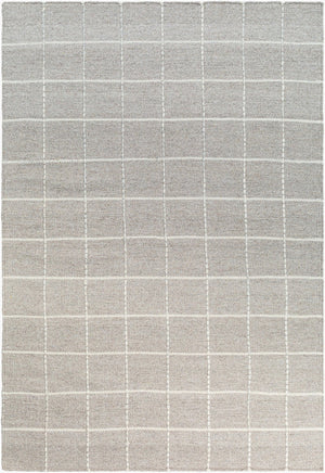 Livabliss Mardin Handwoven Wool Flatweave Accent Rug for Entryways Bathrooms and Small Spaces Pewter, Dove Gr 8'10" x 12' MDI2328-81012