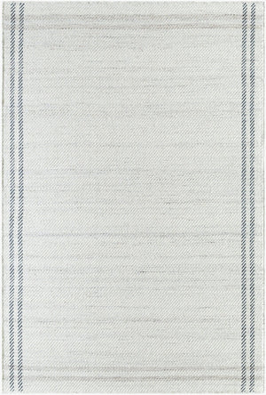 Livabliss Mardin Handwoven Wool Flatweave Rug Artisan Crafted for Entryways and Layered Decor Gray, Ivory 5' x 7'6" MDI2332-576