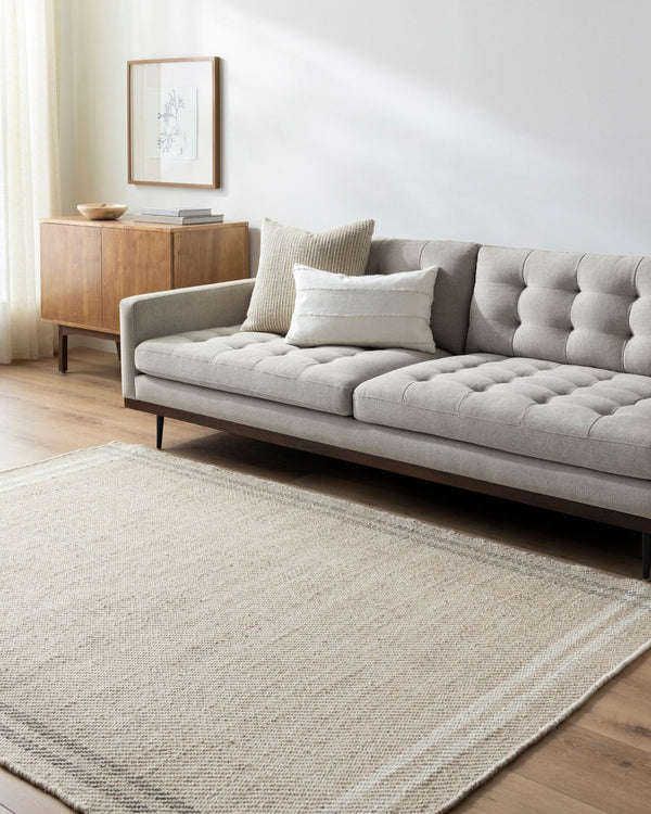 Livabliss Mardin Handwoven Wool Flatweave Accent Rug Artisan Crafted for Entryways and Kitchen Nooks Light Beige, Iv 2'6" x 8' MDI2334-268