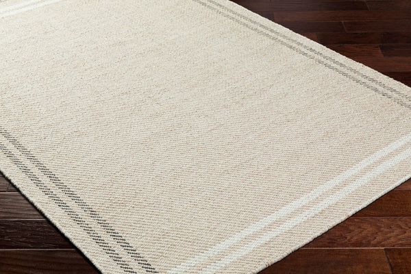 Livabliss Mardin Handwoven Wool Flatweave Accent Rug Artisan Crafted for Entryways and Kitchen Nooks Light Beige, Iv 3'6" x 5'6" MDI2334-3656