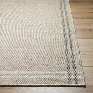 Livabliss Mardin Handwoven Wool Flatweave Accent Rug Artisan Crafted for Entryways and Kitchen Nooks Light Beige, Iv 3'6" x 5'6" MDI2334-3656