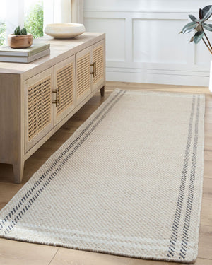 Livabliss Mardin Handwoven Wool Flatweave Accent Rug Artisan Crafted for Entryways and Kitchen Nooks Light Beige, Iv 3'6" x 5'6" MDI2334-3656