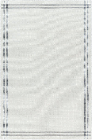 Livabliss Mardin Handwoven Wool Flatweave Accent Rug Artisan Crafted for Entryways and Small Spaces Ivory, Charcoal 8'10" x 12' MDI2335-81012