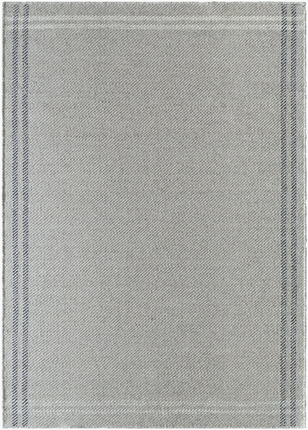 Livabliss Mardin Handwoven Wool Flatweave Accent Rug for Entryways and Layering in Small Spaces Gray, Ivory 2' x 3' MDI2336-23