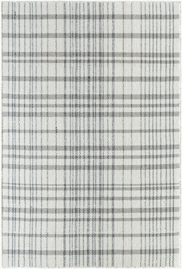 Livabliss Mardin Handwoven Wool Flatweave Rug Artisan Accent for Entryways and Small Spaces Ivory 5' x 7'6" MDI2337-576