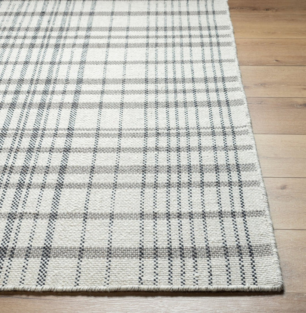 Livabliss Mardin Handwoven Wool Flatweave Rug Artisan Accent for Entryways and Small Spaces Ivory 2'6" x 8' MDI2337-268