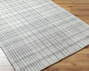 Livabliss Mardin Handwoven Wool Flatweave Accent Rug Artisan Crafted for Entryways and Small Spaces Slate Gray, Cha 8' x 10' MDI2338-810