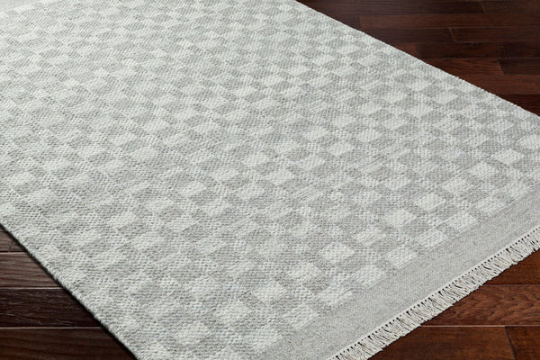 Livabliss Mardin Handwoven Wool Flatweave Accent Rug for Entryways and Kitchen Nooks Ivory 3'6" x 5'6" MDI2341-3656