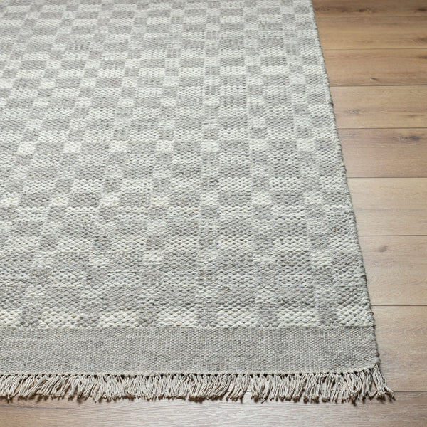 Livabliss Mardin Handwoven Wool Flatweave Accent Rug for Entryways and Kitchen Nooks Ivory 3'6" x 5'6" MDI2341-3656