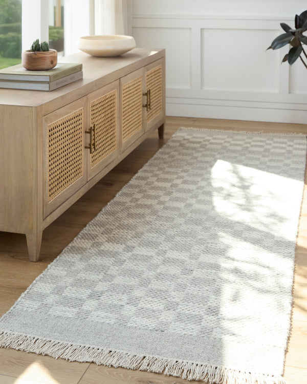 Livabliss Mardin Handwoven Wool Flatweave Accent Rug for Entryways and Kitchen Nooks Ivory 3'6" x 5'6" MDI2341-3656