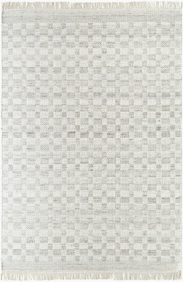 Livabliss Mardin Handwoven Wool Flatweave Geometric Accent Rug for Entryway or Kitchen Medium Gray, Li 3'6" x 5'6" MDI2342-3656