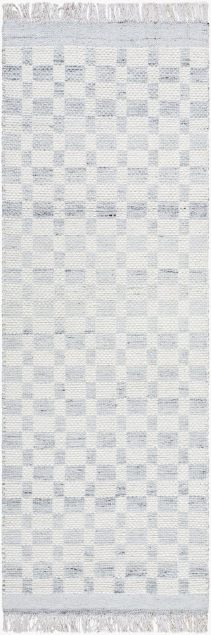 Livabliss Mardin Handwoven Wool Flatweave Rug Artisan Crafted for Entryways and Accent Spaces Cream, Light Sl 2'6" x 8' MDI2343-268