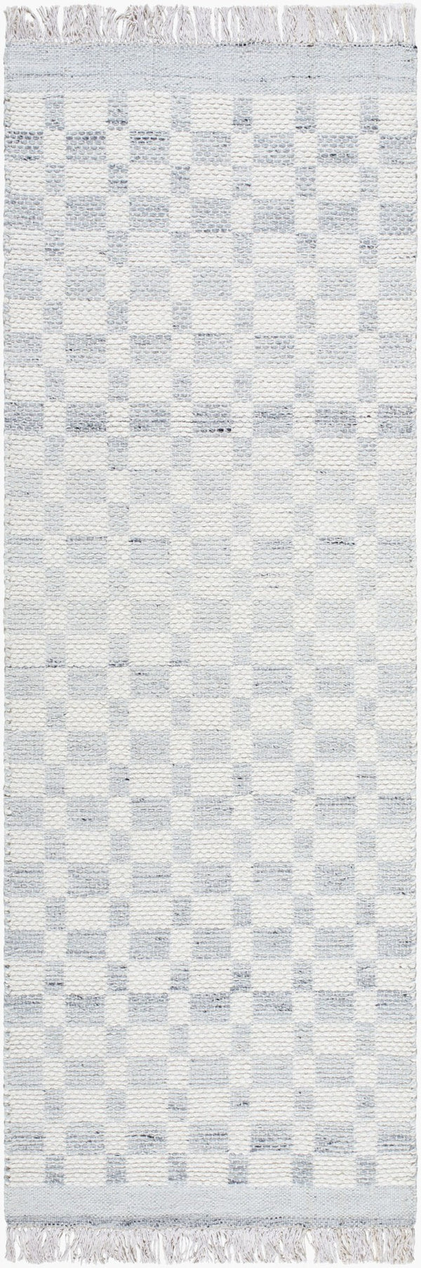 Livabliss Mardin Handwoven Wool Flatweave Rug Artisan Crafted for Entryways and Accent Spaces Cream, Light Sl 2'6" x 8' MDI2343-268
