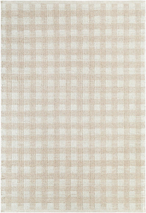 Livabliss Mardin Handwoven Wool Flatweave Accent Rug for Entryways Kitchens and Layered Spaces Tan, Ivory 6' x 9' MDI2344-69