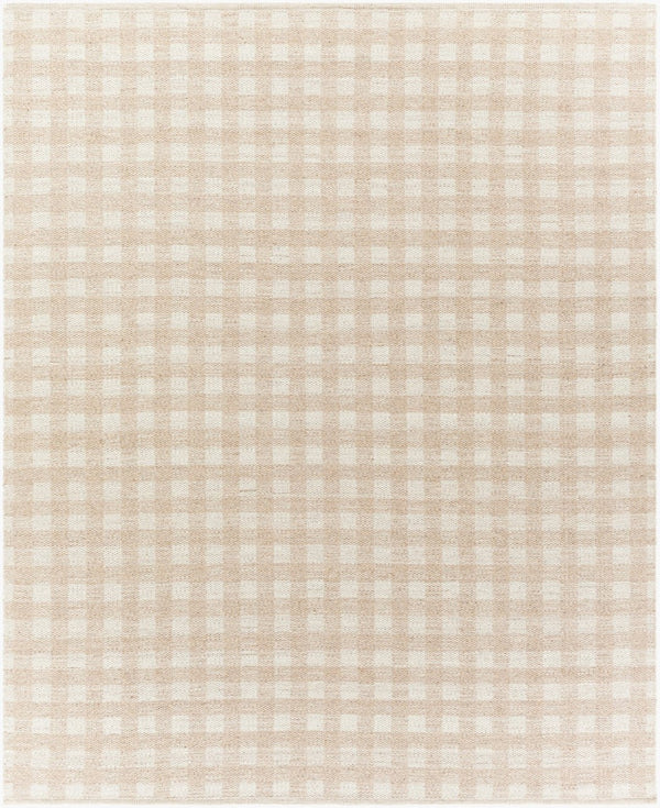 Livabliss Mardin Handwoven Wool Flatweave Accent Rug for Entryways Kitchens and Layered Spaces Tan, Ivory 8' x 10' MDI2344-810