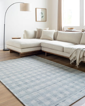 Livabliss Mardin Handwoven Wool Flatweave Rug for Entryways Kitchens and High Traffic Spaces Ivory, Light Sl 5' x 7'6" MDI2347-576