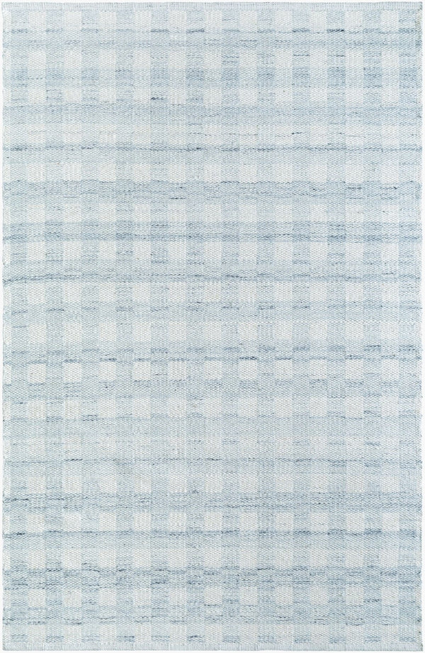 Livabliss Mardin Handwoven Wool Flatweave Rug for Entryways Kitchens and High Traffic Spaces Ivory, Light Sl 5' x 7'6" MDI2347-576