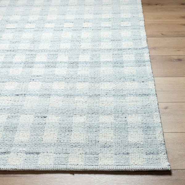 Livabliss Mardin Handwoven Wool Flatweave Rug for Entryways Kitchens and High Traffic Spaces Ivory, Light Sl 5' x 7'6" MDI2347-576