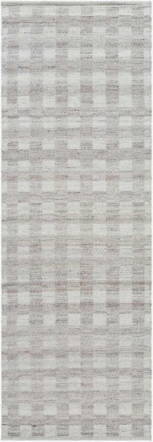 Livabliss Mardin Handmade Wool Flatweave Rug Earthy Entryway Accent for High Traffic Zones Cream, Medium B 2'6" x 8' MDI2348-268