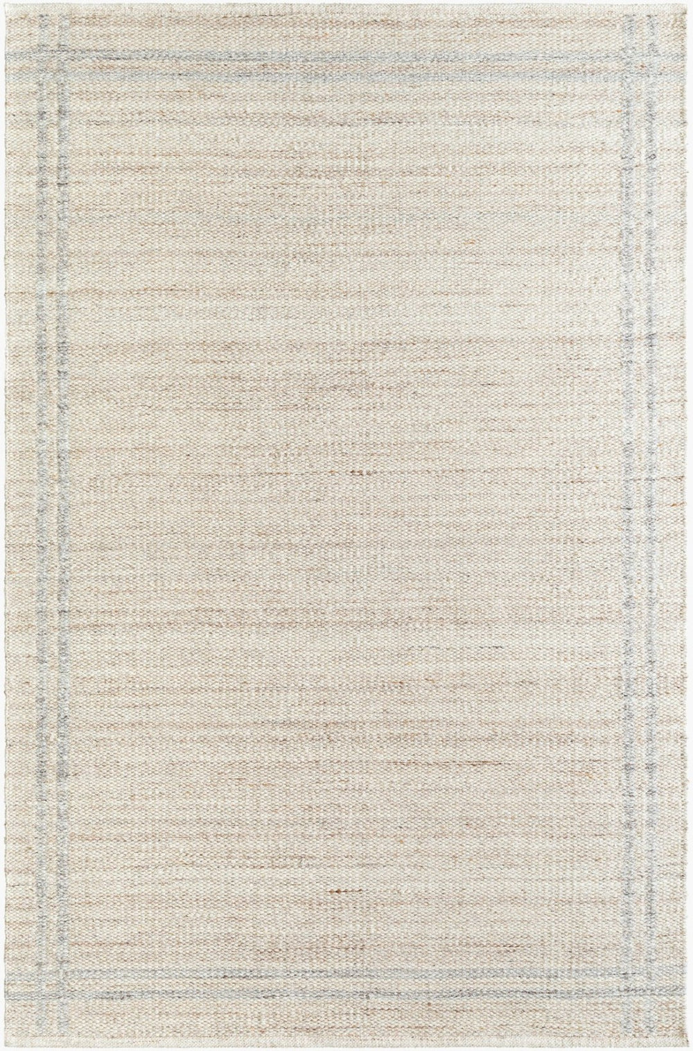 Livabliss Mardin Handwoven Wool Flatweave Rug Artisan Crafted for Entryways and Small Spaces Tan, Ivory 6' x 9' MDI2349-69
