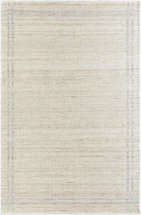 Livabliss Mardin Handwoven Wool Flatweave Rug Artisan Crafted for Entryways and Small Spaces Tan, Ivory 6' x 9' MDI2349-69