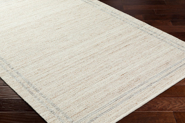 Livabliss Mardin Handwoven Wool Flatweave Rug Artisan Crafted for Entryways and Small Spaces Tan, Ivory 6' x 9' MDI2349-69