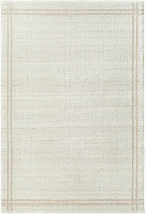 Livabliss Mardin Handwoven Wool Flatweave Rug Artisan Crafted for Entryways and Accent Spaces Ivory, Tan 3'6" x 5'6" MDI2350-3656
