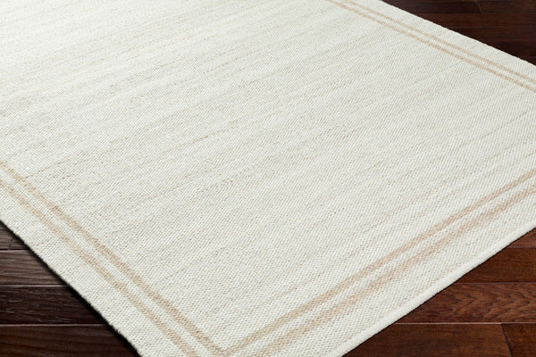 Livabliss Mardin Handwoven Wool Flatweave Rug Artisan Crafted for Entryways and Accent Spaces Ivory, Tan 3'6" x 5'6" MDI2350-3656
