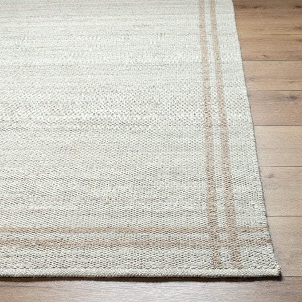 Livabliss Mardin Handwoven Wool Flatweave Rug Artisan Crafted for Entryways and Accent Spaces Ivory, Tan 3'6" x 5'6" MDI2350-3656