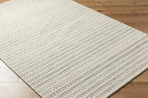 Livabliss Mardin Handwoven Wool Flatweave Rug Indian Artisan Craft for Entryway or Kitchen Slate, Medium G 2' x 3' MDI2356-23