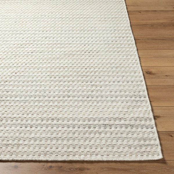 Livabliss Mardin Handwoven Wool Flatweave Rug Indian Artisan Craft for Entryway or Kitchen Slate, Medium G 2' x 3' MDI2356-23