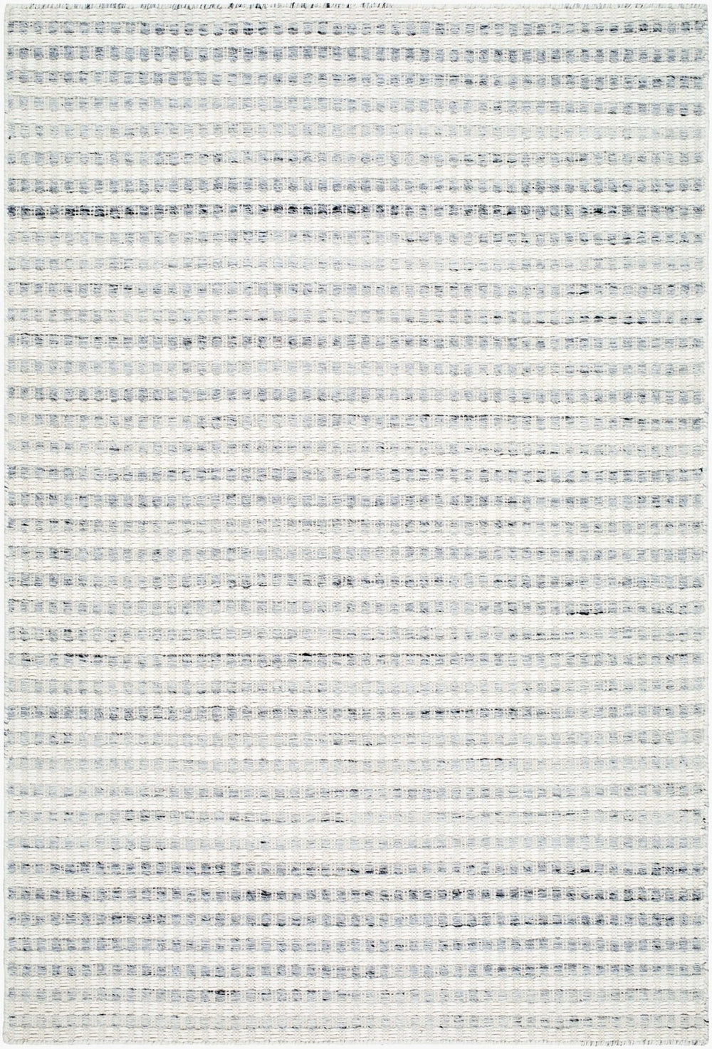 Livabliss Mardin Handwoven Wool Flatweave Rug Indian Artisan Craft for Entryways and Bedrooms Ivory, Slate Gr 5' x 7'6" MDI2358-576