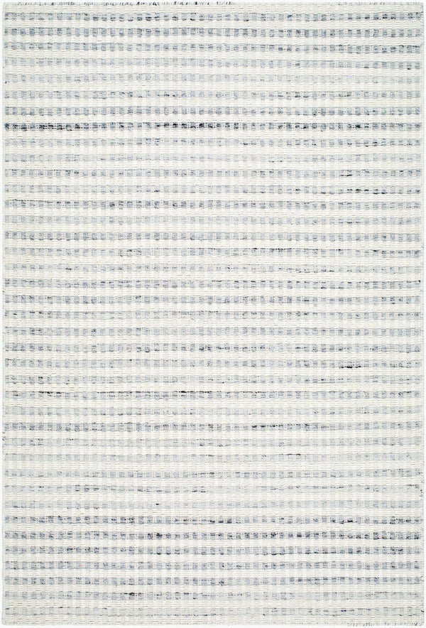 Livabliss Mardin Handwoven Wool Flatweave Rug Indian Artisan Craft for Entryways and Bedrooms Ivory, Slate Gr 5' x 7'6" MDI2358-576