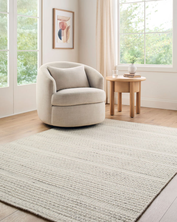 Livabliss Mardin Handwoven Wool Cotton Flatweave Area Rug Bohemian Global Living Room Accent Ivory, Charcoa 10' x 14' MDI2361-1014
